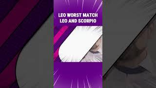 Leo Worst Match: Leo and Scorpio #Shorts #lalazodiac #zodiac #zodiacsigns