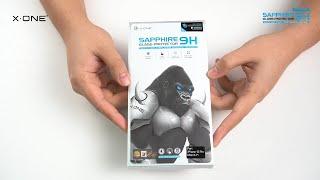 How to Apply X.One Sapphire Tempered Glass (Upgraded Series)