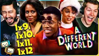 A DIFFERENT WORLD (1987) 1x9, 1x10, 1x11 & 1x12 Reaction! | Jasmine Guy, Kadeem Hardison, Lisa Bonet