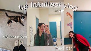 INTERN DOKTORUN 96 SAATLİK NÖBETİ | PEDİATRİ VLOG #tıpfakültesi