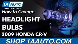 How to Change Headlight Turn Signal Marker Bulbs 07-11 Honda CR-V