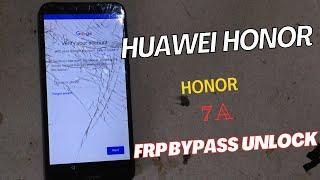 Honor 7a  AUM AL20  FRP unlock fast unlock  tool