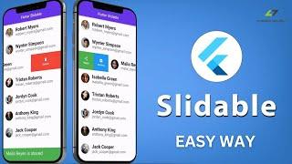 How to Implement Flutter Slidable in ListView