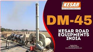 Asphalt Drum Mix Type Hot Mix Plant (Model DM-45) Working Video Capacity 40 To 60 T/H