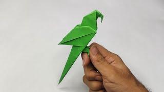 How To Make Paper Parrot/easy and simple paper parrot #viralvideo #papercraft #parrot #birds