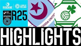 SSE Airtricity Men's Premier Division | Round 25 | Drogheda United 1-2 Shamrock Rovers | Highlights