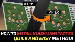 [TTB] HOW TO INSTALL KLASHMANS TACTICS ON PES 2021 | QUICK & EASY ON PC | LINK FOR PS4/XBOX