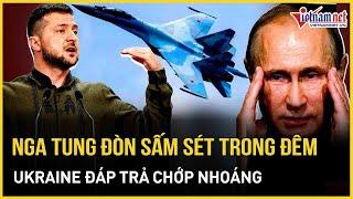 Thủ đô Kiev rung chuyển: Nga tung đòn sấm sét trong đêm, Ukraine đớp trả chớp nhoáng nổ tung Su-35