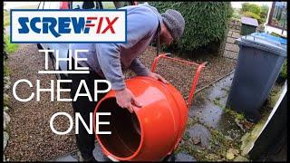 Screwfix Cheapest Unbranded Cement Mixer Unboxing + Build