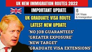 Uk New Immigration Route 2022: Uk Graduate Visa Route Latest New Changes Update