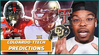 Colorado Buffaloes vs Texas Tech PREDICTIONS | College Football Week 11 Picks