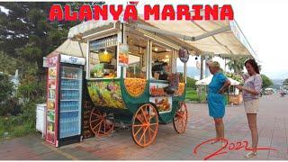 ALANYA STREET TOUR 2022 ! ALANYA MARINA 2022 ! ALANYA CITY WALKING TOUR ! ALANYA ANTALYA TURKEY 4K !