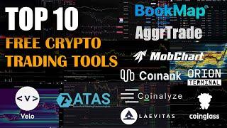 TOP 10 Free Crypto Trading Tools for Orderflow - Atas Coinank Velo Bookmap Aggr Trade...