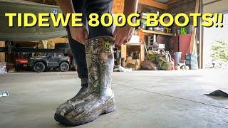 TIDEWE 800G Boots!! | Insulated Hunting Boot Review