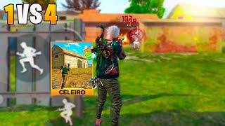 SÓ PODE LOTEAR CELEIRO NESSE DESAFIO SOLO VS SQUAD!! FREE FIRE MOBILE