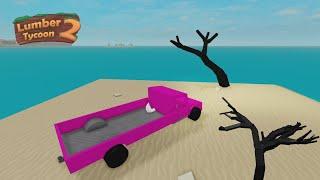 Roblox - Lumber Tycoon 2 - I found a Huge Spook Tree on Main Sand Island!