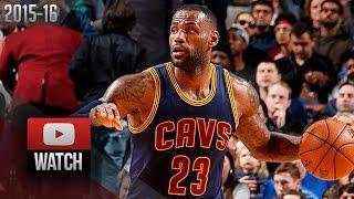 LeBron James Full Highlights at Mavericks (2016.01.12) - 27 Pts, 10 Reb, BEAST!