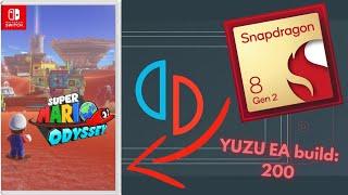 [Yuzu Android 200] Super Mario Odyssey (Sand Kingdom) - Snapdragon 8 Gen 2