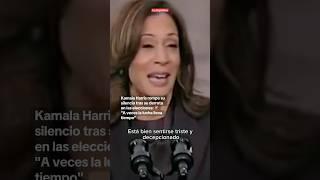 KAMALA HARRIS rompe su silencio tras DERROTA contra DONALD TRUMP #shorts #lr