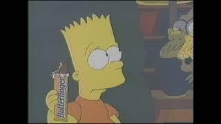 1991 Bart Simpson Butterfinger Candy Bar Commercial