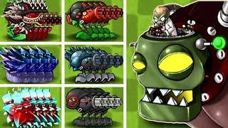 Every 5 Fusion Plants in Pvz vs The Final Boss & Other Zombies! (RH Mode).