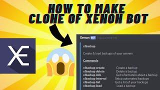 How To Make Discord Backup Bot Like Xenon Without Coding