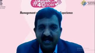 The inaugural webinar on the theme ‘Management  Of Cancer: The Ayush Experience’ Watch Live: