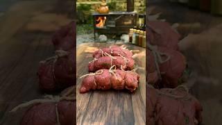 Turkey beef Rol #cooking #outdoorcooking #shorts #recipe