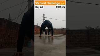  95 hard challenge #rain #95hardchallenge #motivation #streching #yogapractice #minivlog #short