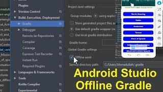 How to set Android Studio Project Gradle Offline. Android Studio Not work Offline.