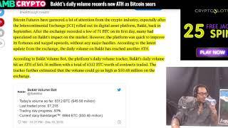 USA Considers Crypto Act of 2020. Bakkt’s daily volume records new ATH. Asset Managers to Add Crypto