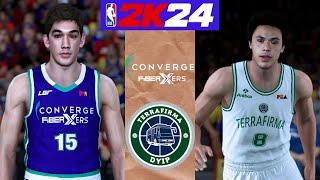 PBA Commissioner's Cup | Converge Fiberxers vs Terrafirma Dyip | NBA 2K24