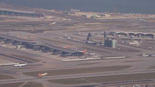 Dual Take-off Hong Kong Airport with ATC