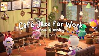 Animal Crossing ambience - Cozy Antique café  Chatters + Lo-fi Smooth Jazz Piano Music Play list 