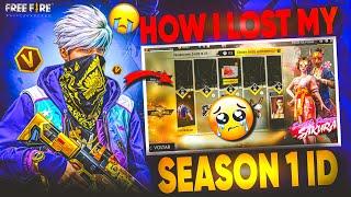 HOW I LOST MY SEASON 1 ELITE PASS ACCOUNT  GOLDEN SAKURA LOST - GARENA FREE FIRE