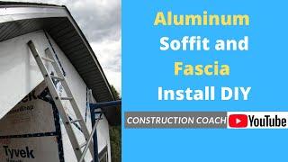 Soffit and Fascia Install 101 Construction Coach Cabin Build