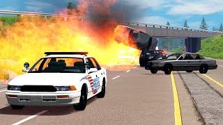 Police Motorcade Attacks 7 | BeamNG.drive