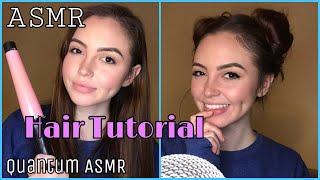 ASMR | SPACE BUNS TUTORIAL | Calming whispers, tapping, brushing | Quantum ASMR