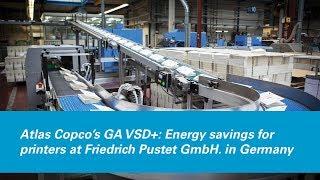 Atlas Copco’s GA VSD+: Energy savings for printers at Friedrich Pustet GmbH. in Germany