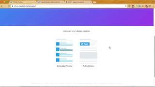 How to embed a Twitter Feed on a webpage