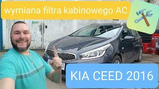 Kia Cee'd II FL jak wymienić filtr kabinowy AC ⁉️ #kia #ceed #tutorial