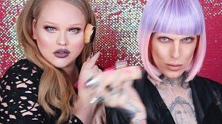 FIVE MINUTE MAKEUP CHALLENGE ft. Jeffree Star