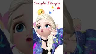 Elsa joins Simple Dimple Pop it squish Tiktok challenge