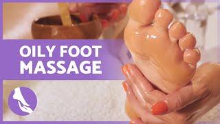 FEET Massage OIL ASMR (No Talking) 🫒 Relaxing Foot Massage with Oil