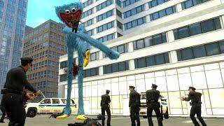 FURIOUS HUGGY WUGGY KILLS EVERYONE WHO TRIES TO STOP HIM FROM TAKING OVER THE CITY - GARRY'S MOD