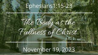 "The Body as the Fullness of Christ" by Jeff Syverson