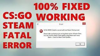 Что делать/если в CS-GO Ошибка Fatal error?