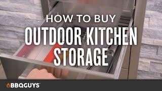 How to Buy Outdoor Kitchen Storage | BBQGuys