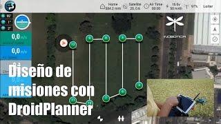 Mission planning with Droidplanner for Quadcopter APM Pixhawk based