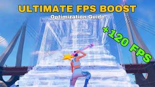 Fortnite Chapter 6 Optimization Guide - How to BOOST FPS & Get 0 DELAY IN UNDER 10 MINUTES